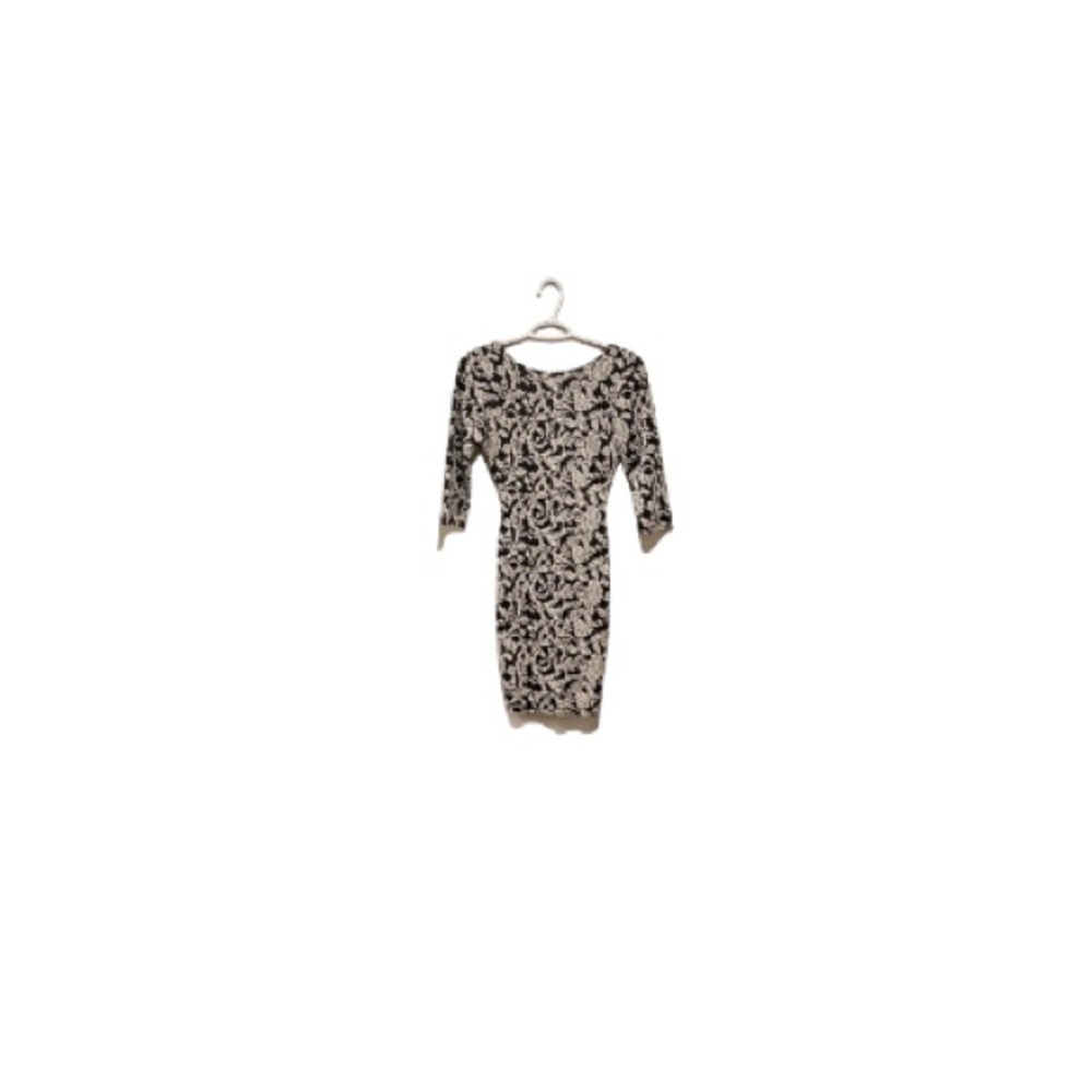 Black and White Floral Dress - Women’s Size Small